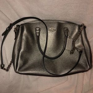 Coach handbag in Pewter